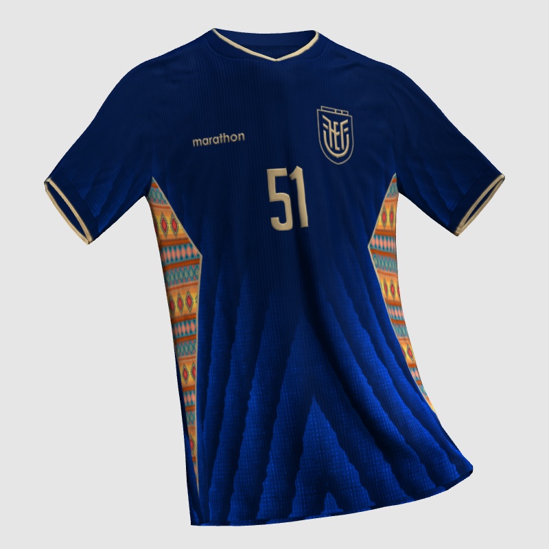 Ecuador Away Concept v.2 - FIFA Kit Creator Showcase