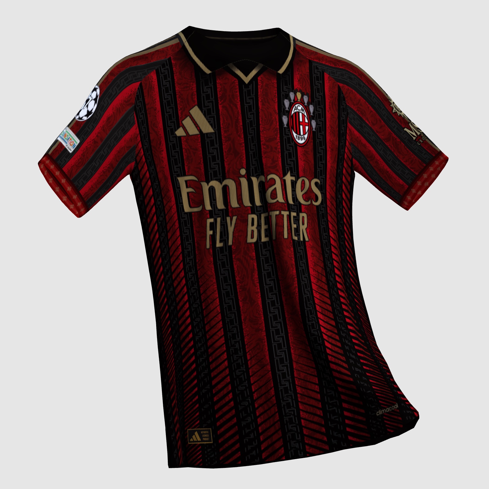 趣味・スポーツ・実用 AC Milan heroes AC Milan x Adidas | 26/27 Home Concept - FIFA Kit Creator Showcase