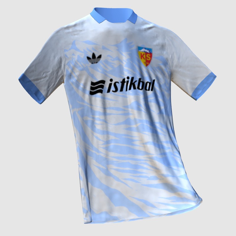 Maillot Foot Lotto Kayseri Erciyesspor - Away, Vintage, Taille M (étiquette XL)