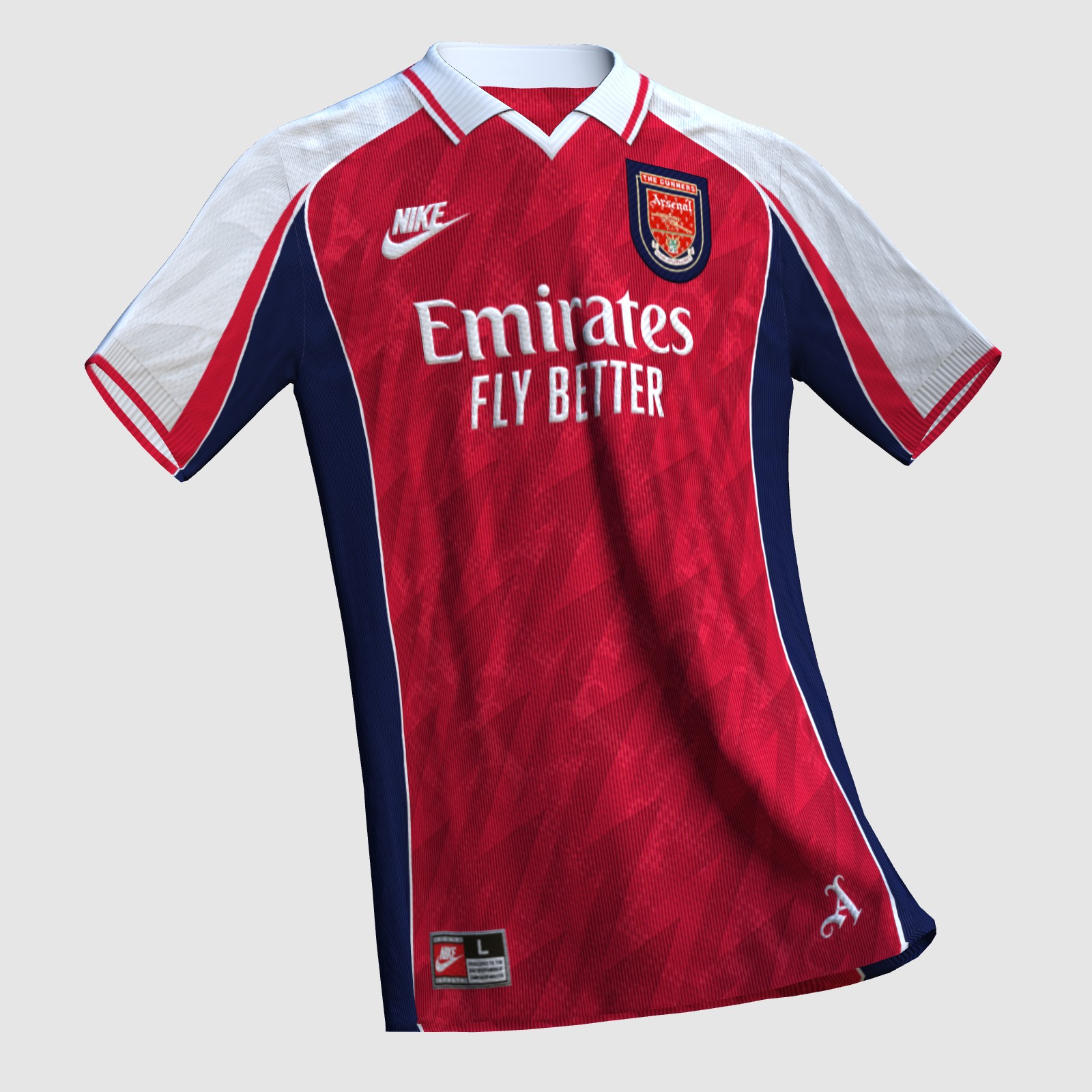 Arsenal X Nike Home Kit makkiim FIFA Kit Creator Showcase arsenal-x-nike-home-kit-makkiim-fifa-kit-creator-showcase