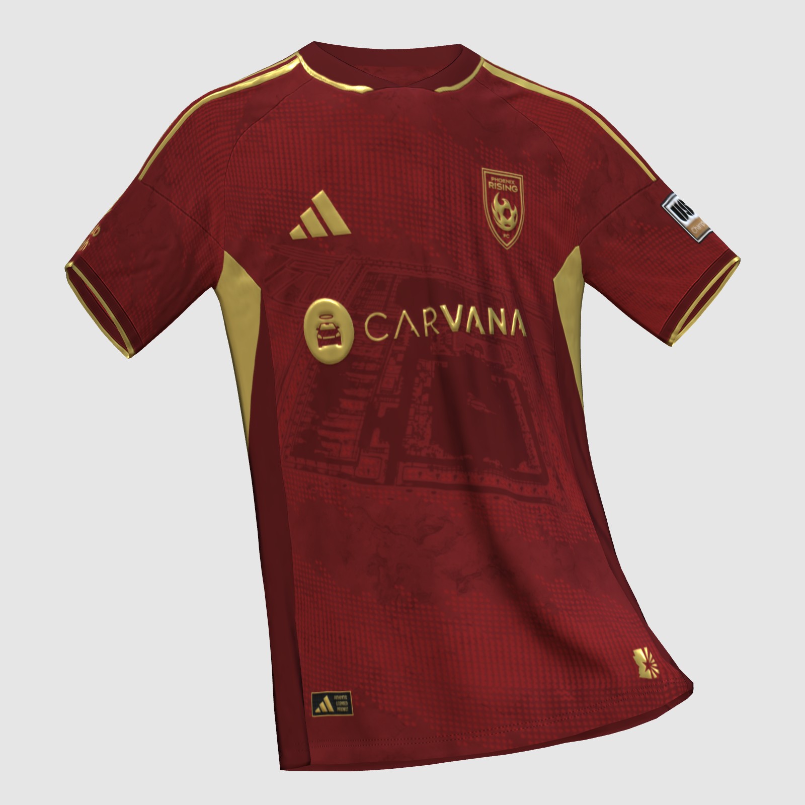 Phoenix Rising FC 2025/26 Stadium Edition - FIFA Kit Creator Showcase