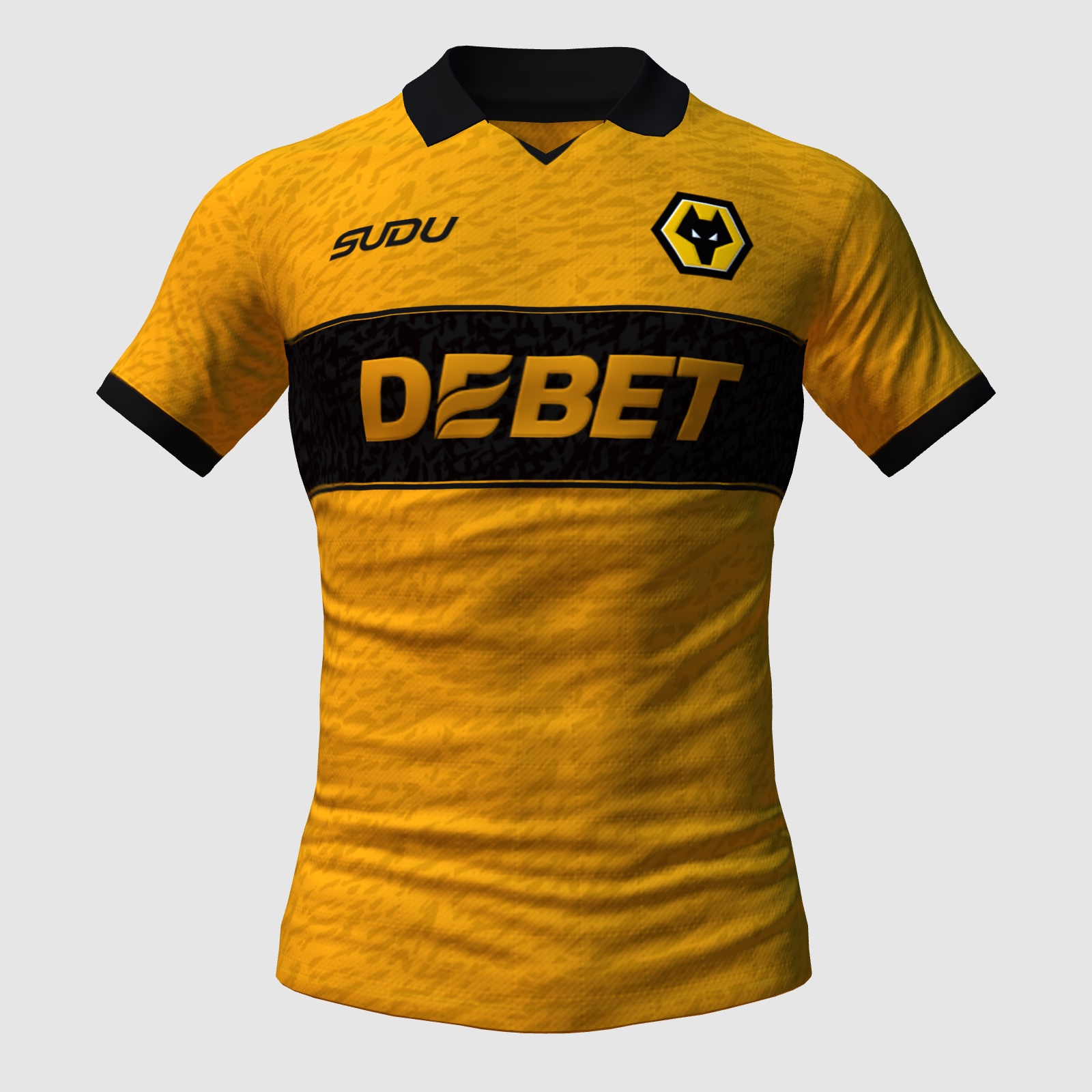 Wolves Design Match Wolves Home Kit- Pattern Perfection - FIFA Kit Creator Showcase