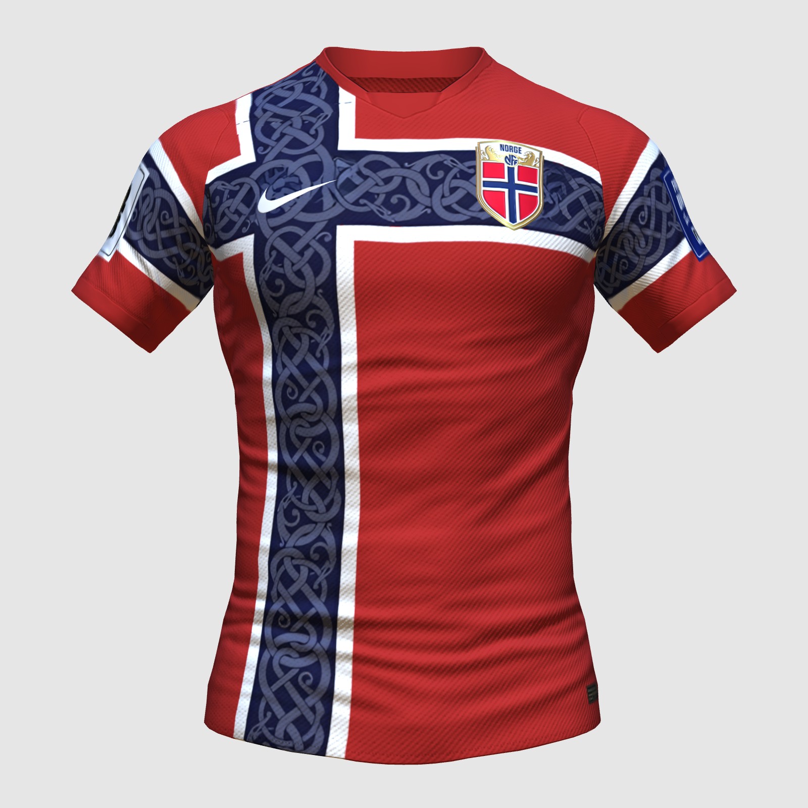 Norway World Cup 2026 Home Kit - FIFA Kit Creator Showcase