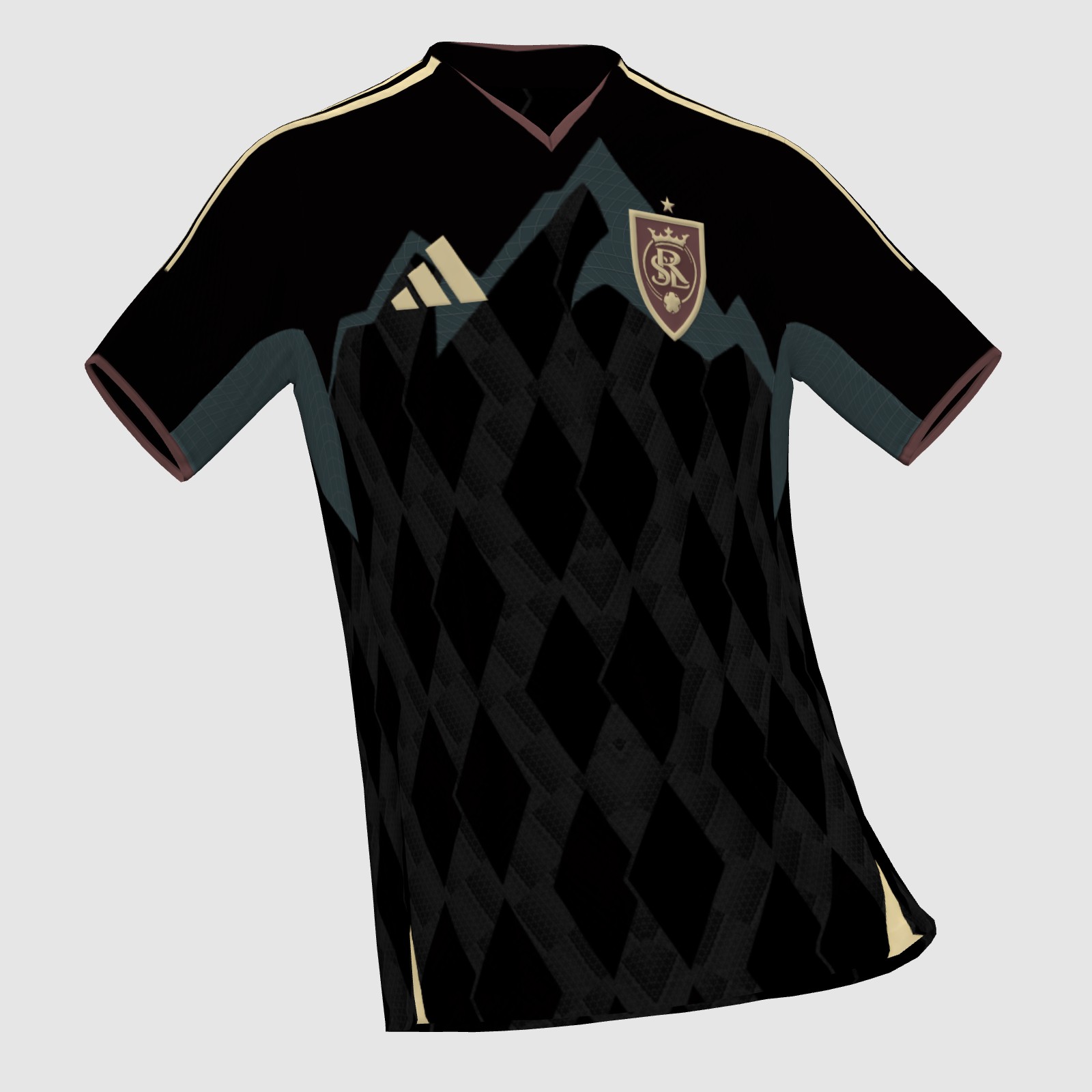 Real Salt Lake - Double Black Diamond Kit - FIFA Kit Creator Showcase