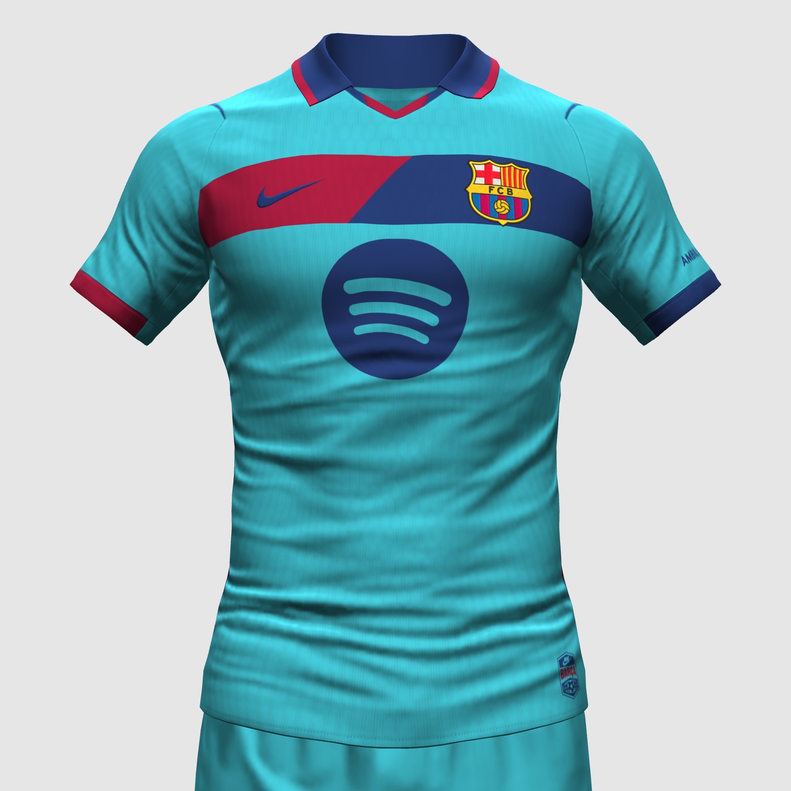FC Barcelona x Nike third kit 2026 - FIFA Kit Creator Showcase
