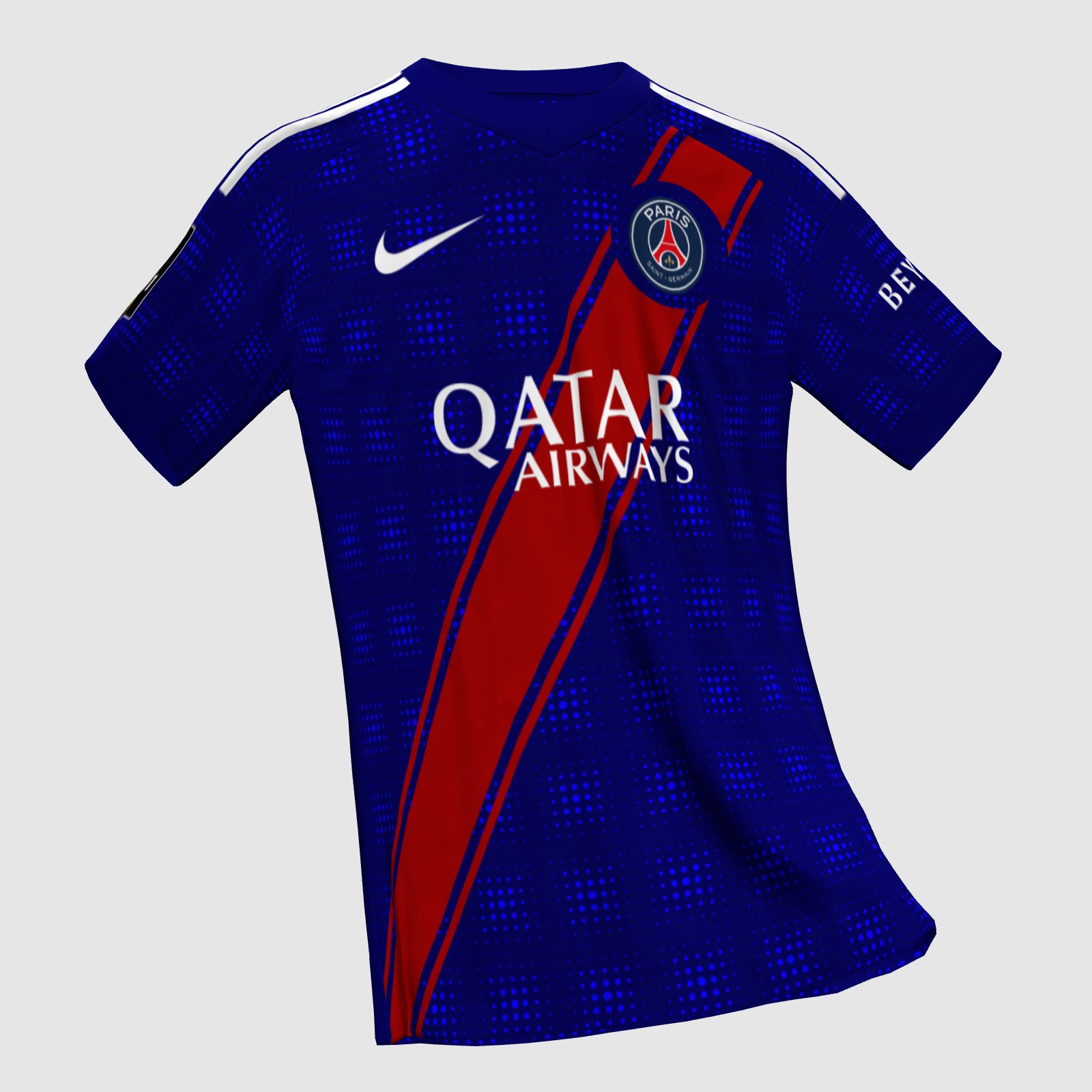 PSG Home Kit Concept - Red Diagonal Line - FIFA Kit Creator Showcase